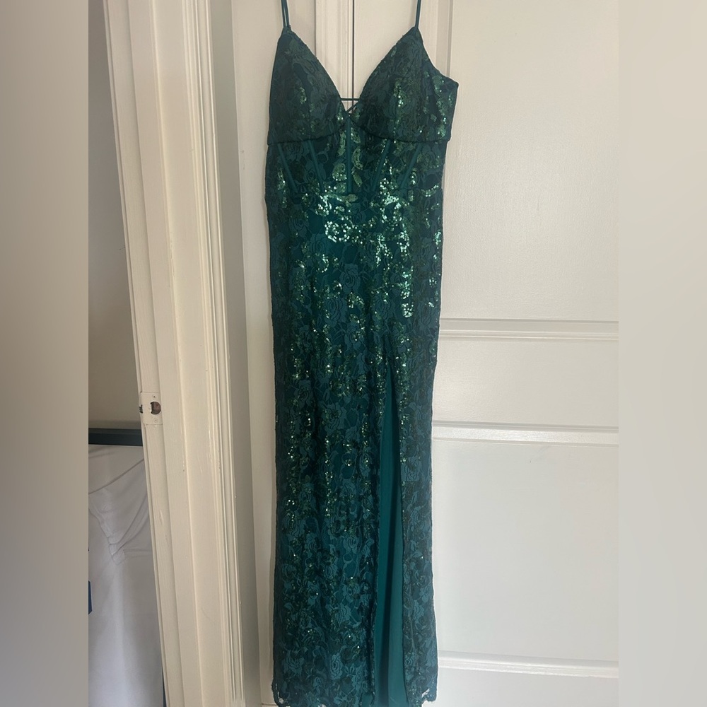 From Dillards, Size 8, hunter green